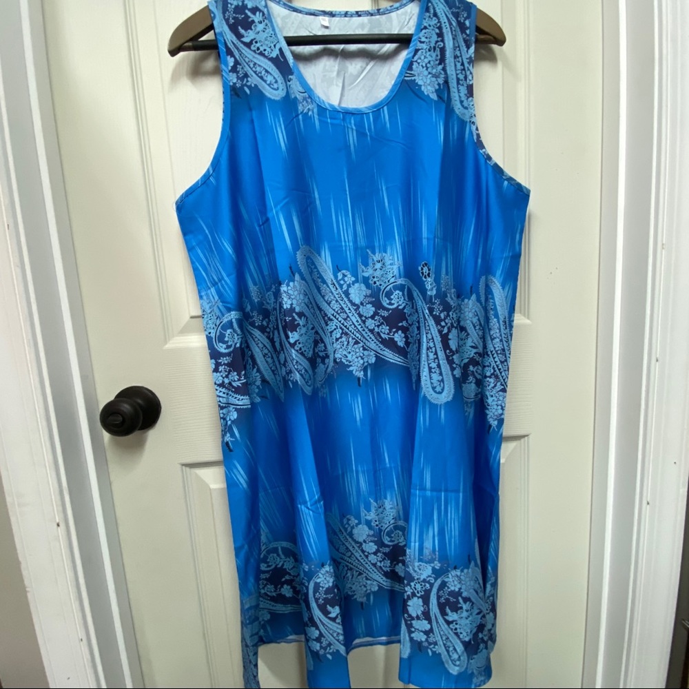 Blue Bathing Suit Cover Up
